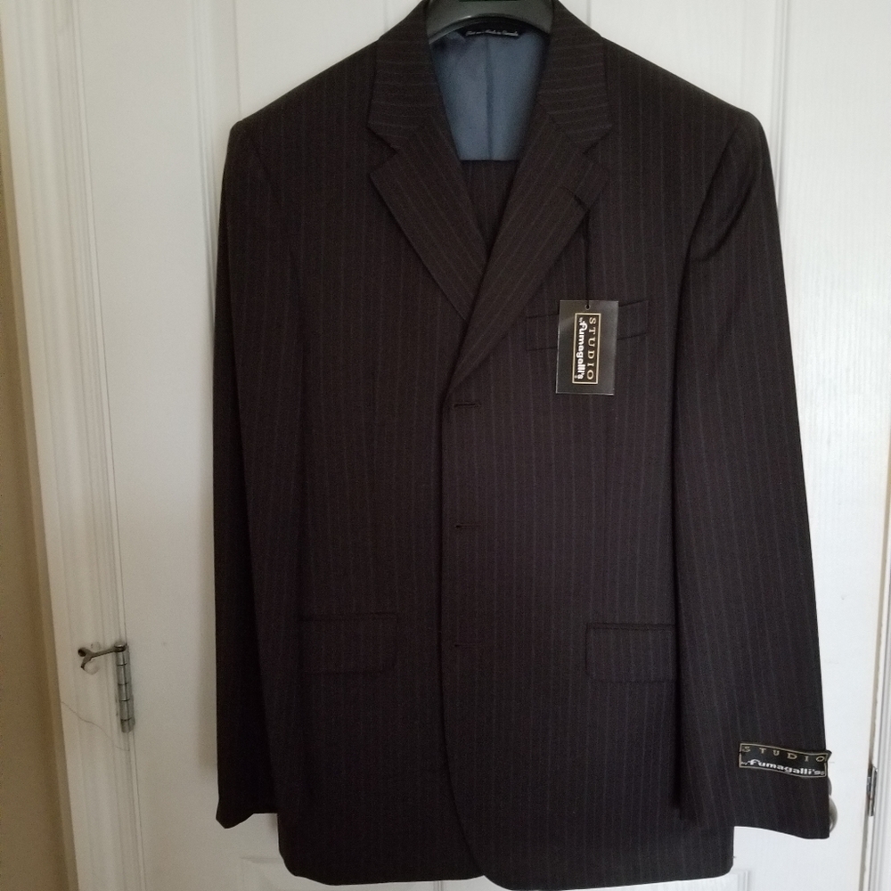 Brand New Suit by Fumagalli in Dark brown 40R